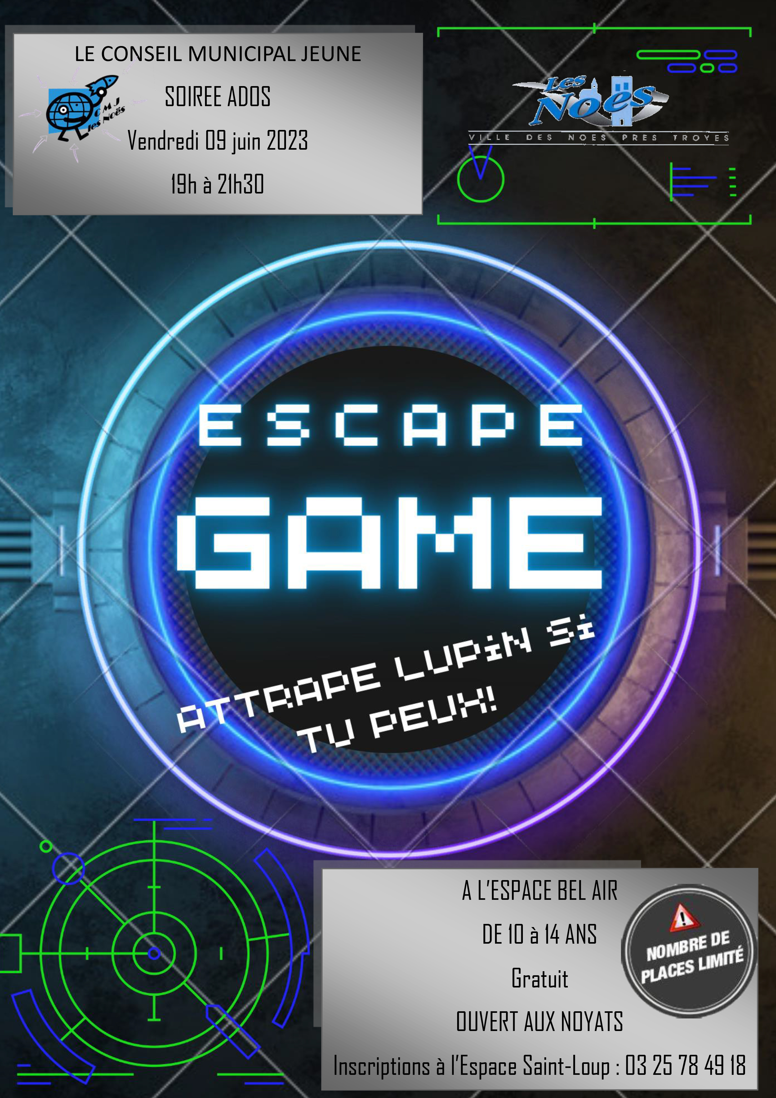 flyer escape game ET