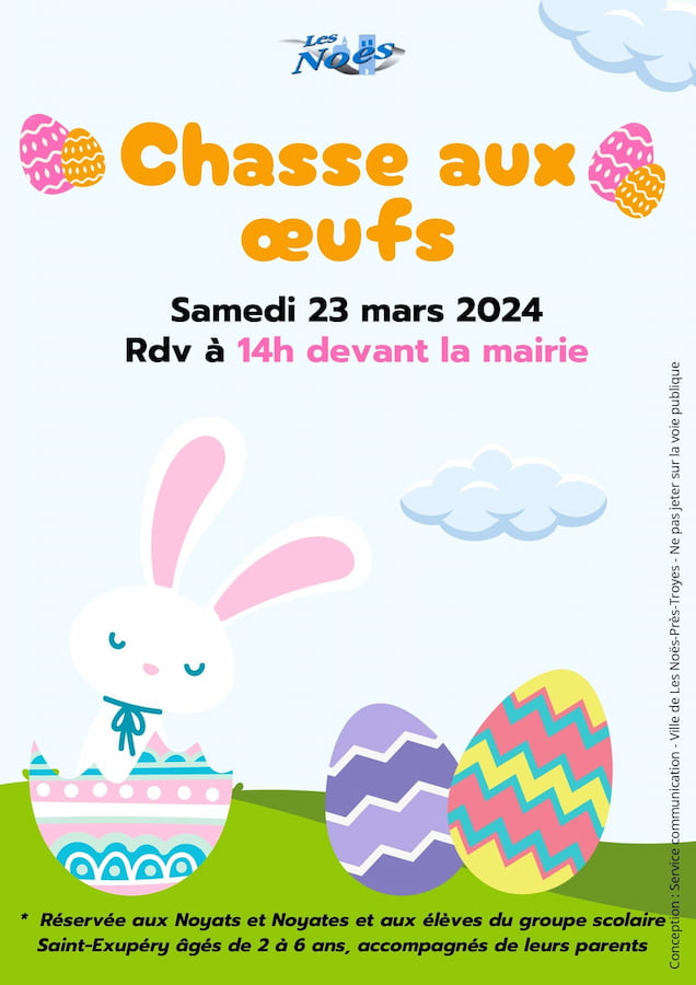 affiche chasseauxoeufs 2024 lesnoes