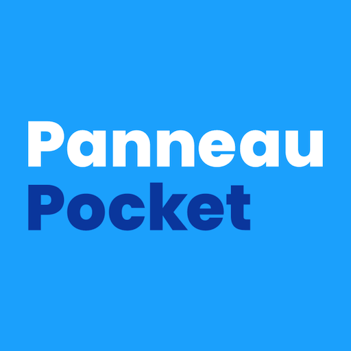 panneau pocket bleu